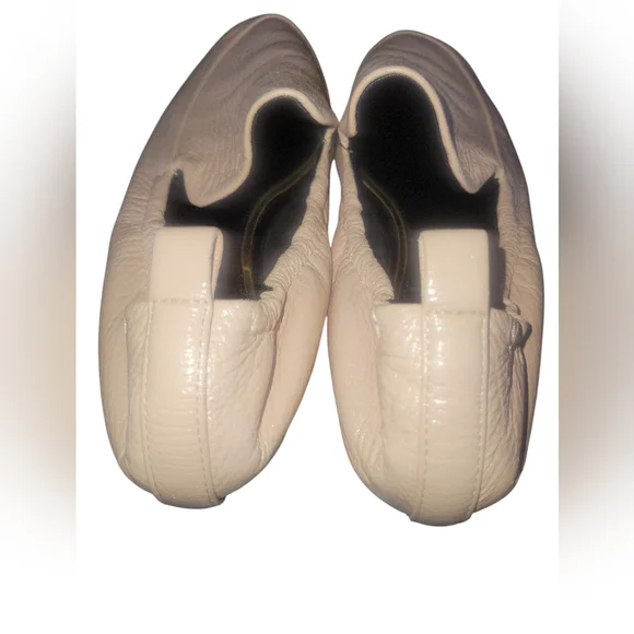 Lavin Paris Soft Pale Pink Lamb Leather Elasticized Pull Up Loafers 39 - Picture 6 of 10